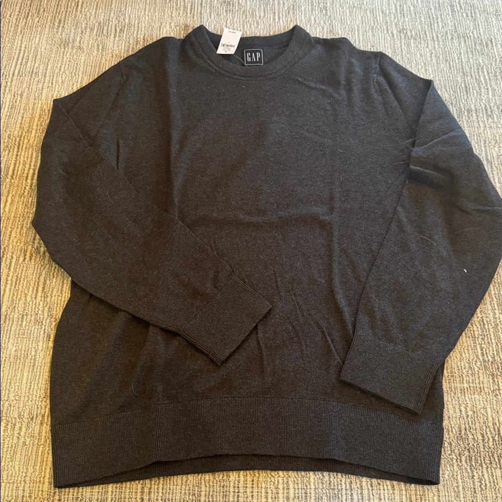 GAP Men's Charcoal Crewneck Sweater (L)